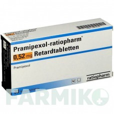ПРАМІПЕКСОЛ (PRAMIPEXOL) 0,52 мг таблетки 30 шт - Праміпексол RATIOPHARM