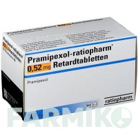 ПРАМИПЕКСОЛ (PRAMIPEXOL) 0,52 мг таблетки 100 шт - Прамипексол RATIOPHARM