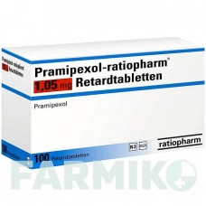 ПРАМІПЕКСОЛ (PRAMIPEXOL) 1,05 мг таблетки 100 шт - Праміпексол RATIOPHARM