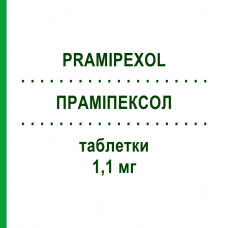 ПРАМИПЕКСОЛ (PRAMIPEXOL) 1,1 мг таблетки 200 шт - Прамипексол NEURAXPHARM