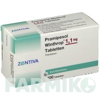 ПРАМІПЕКСОЛ (PRAMIPEXOL) 1,1 мг таблетки 100 шт - Праміпексол ZENTIVA