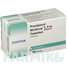 ПРАМИПЕКСОЛ (PRAMIPEXOL) 1,1 мг таблетки 100 шт - Прамипексол ZENTIVA