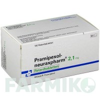 ПРАМІПЕКСОЛ (PRAMIPEXOL) 2,1 мг таблетки 100 шт - Праміпексол NEURAXPHARM