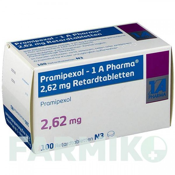 ПРАМИПЕКСОЛ (PRAMIPEXOL) 2,62 мг таблетки 100 шт - Прамипексол 1 A PHARMA