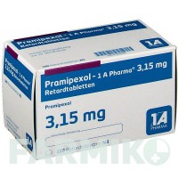 ПРАМІПЕКСОЛ (PRAMIPEXOL) 3,15 мг таблетки 100 шт - Праміпексол 1 A PHARMA