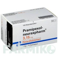 ПРАМІПЕКСОЛ (PRAMIPEXOL) 3,15 мг таблетки 100 шт - Праміпексол NEURAXPHARM