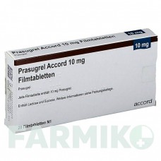 ПРАСУГРЕЛЬ (PRASUGREL) 10 мг таблетки 28 шт - Прасугрел ACCORD HEALTHCARE