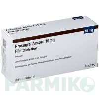 ПРАСУГРЕЛЬ (PRASUGREL) 10 мг таблетки 98 шт - Прасугрел ACCORD HEALTHCARE