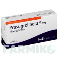 ПРАСУГРЕЛЬ (PRASUGREL) 5 мг таблетки 28 шт - Прасугрел BETAPHARM