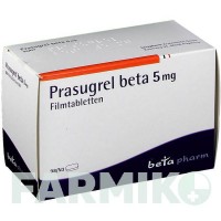 ПРАСУГРЕЛЬ (PRASUGREL) 5 мг таблетки 98 шт - Прасугрел BETAPHARM