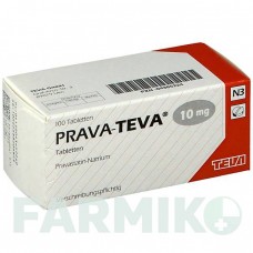 ПРАВА (PRAVA) 10 мг таблетки 100 шт - Правастатин TEVA