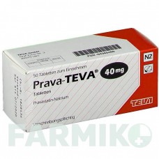 ПРАВА (PRAVA) 40 мг таблетки 50 шт - Правастатин TEVA
