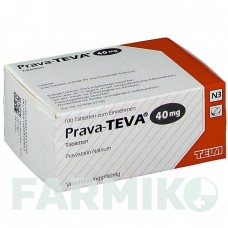 ПРАВА (PRAVA) 40 мг таблетки 100 шт - Правастатин TEVA