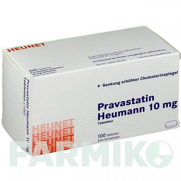 ПРАВАСТАТИН (PRAVASTATIN) 10 мг таблетки 100 шт - Правастатин HEUNET PHARMA