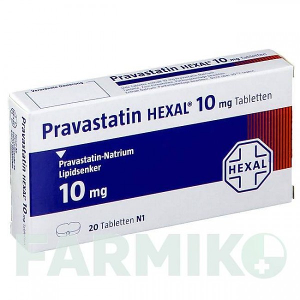 ПРАВАСТАТИН (PRAVASTATIN) 10 мг таблетки 20 шт - Правастатин HEXAL