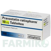 ПРАВАСТАТИН (PRAVASTATIN) 10 мг таблетки 100 шт - Правастатин RATIOPHARM
