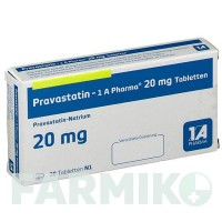 ПРАВАСТАТИН (PRAVASTATIN) 20 мг таблетки 20 шт - Правастатин 1 A PHARMA