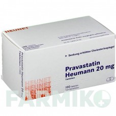 ПРАВАСТАТИН (PRAVASTATIN) 20 мг таблетки 100 шт - Правастатин HEUNET PHARMA