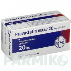 ПРАВАСТАТИН (PRAVASTATIN) 20 мг таблетки 100 шт - Правастатин HEXAL