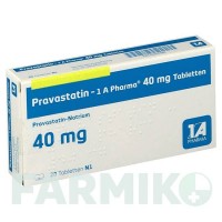 ПРАВАСТАТИН (PRAVASTATIN) 40 мг таблетки 20 шт - Правастатин 1 A PHARMA