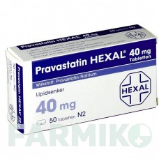 ПРАВАСТАТИН (PRAVASTATIN) 40 мг таблетки 50 шт - Правастатин HEXAL