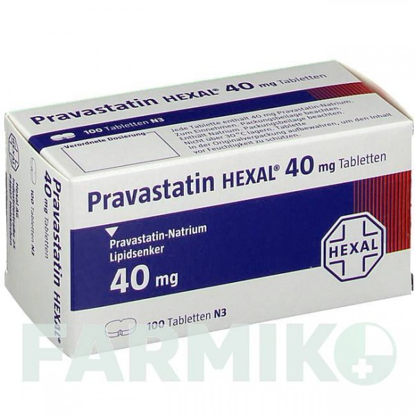 ПРАВАСТАТИН (PRAVASTATIN) 40 мг таблетки 100 шт - Правастатин HEXAL