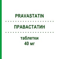 ПРАВАСТАТИН (PRAVASTATIN) 40 мг таблетки 100 шт - Правастатин HOLSTEN PHARMA