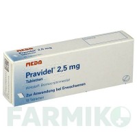 ПРАВИДЕЛ (PRAVIDEL) 2,5 мг таблетки 10 шт - Бромокриптин MEDA PHARMA