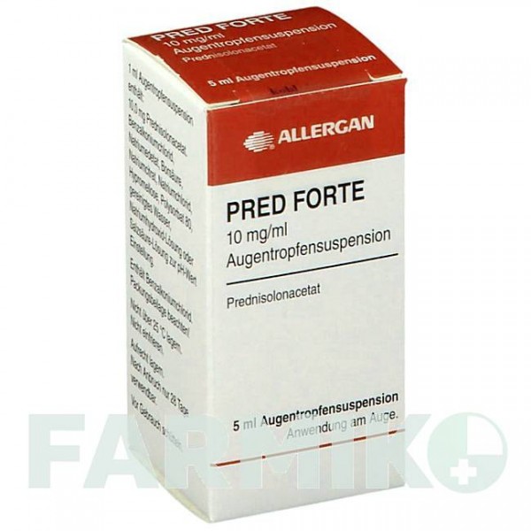 ПРЕД (PRED) 10 мг/мл капли 5 мл - Преднизолон KOHLPHARMA