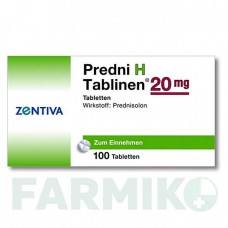 ПРЕДНИ (PREDNI) 20 мг таблетки 100 шт - Преднизолон ZENTIVA
