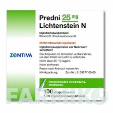 ПРЕДНИ (PREDNI) 25 мг ампулы 100x1 мл - Преднизолон депо ZENTIVA