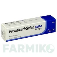 ПРЕДНІКАРБГАЛЕН (PREDNICARBGALEN) 2,5 мг/г мазь 50 г - Преднікарбат GALENPHARMA
