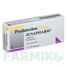 ПРЕДНІЗОЛОН (PREDNISOLON) 10 мг таблетки 20 шт - Преднізолон MIBE