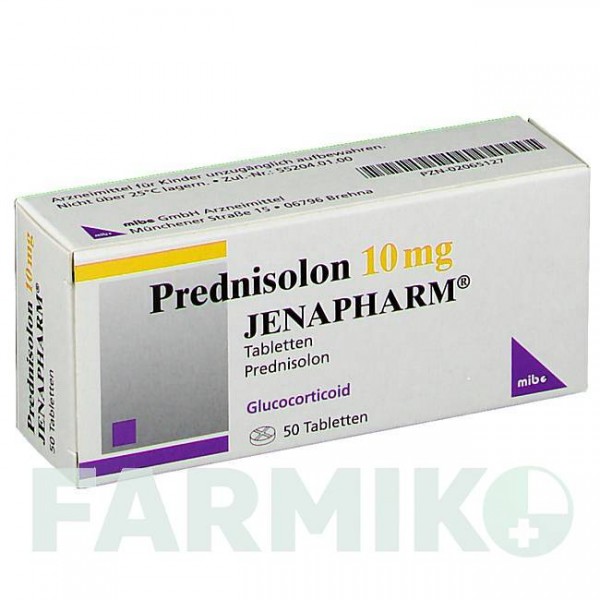 ПРЕДНІЗОЛОН (PREDNISOLON) 10 мг таблетки 50 шт - Преднізолон MIBE