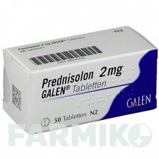 ПРЕДНІЗОЛОН (PREDNISOLON) 2 мг таблетки 50 шт - Преднізолон GALENPHARMA