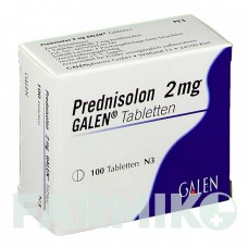 ПРЕДНІЗОЛОН (PREDNISOLON) 2 мг таблетки 100 шт - Преднізолон GALENPHARMA