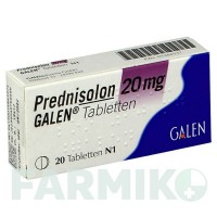 ПРЕДНІЗОЛОН (PREDNISOLON) 20 мг таблетки 20 шт - Преднізолон GALENPHARMA