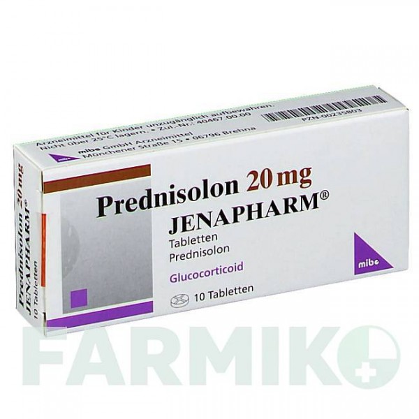 ПРЕДНИЗОЛОН (PREDNISOLON) 20 мг таблетки 10 шт - Преднизолон MIBE