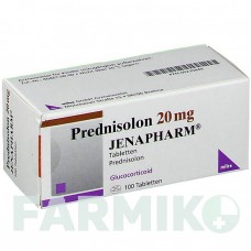 ПРЕДНИЗОЛОН (PREDNISOLON) 20 мг таблетки 100 шт - Преднизолон MIBE