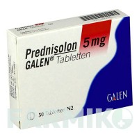 ПРЕДНІЗОЛОН (PREDNISOLON) 5 мг таблетки 50 шт - Преднізолон GALENPHARMA