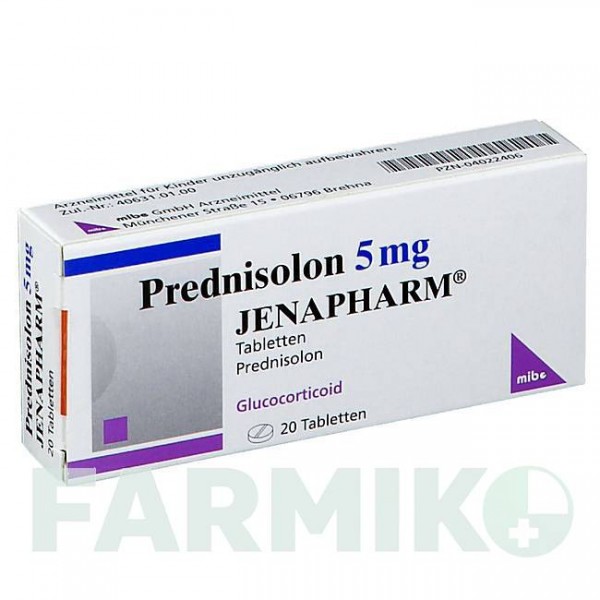 ПРЕДНИЗОЛОН (PREDNISOLON) 5 мг таблетки 20 шт - Преднизолон MIBE