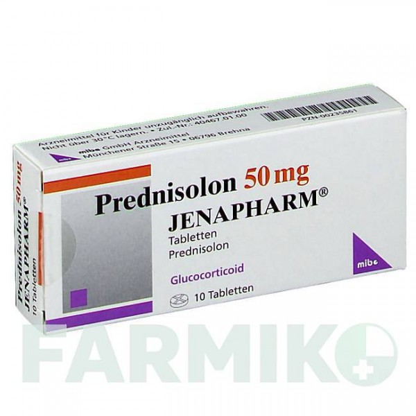 ПРЕДНИЗОЛОН (PREDNISOLON) 50 мг таблетки 10 шт - Преднизолон MIBE