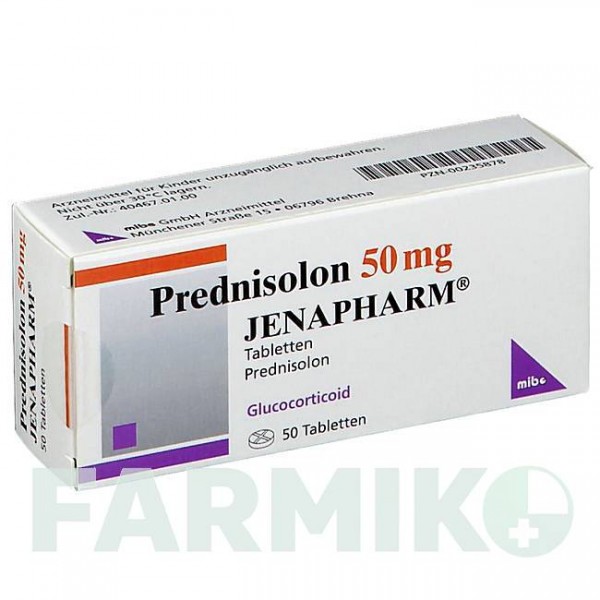 ПРЕДНИЗОЛОН (PREDNISOLON) 50 мг таблетки 50 шт - Преднизолон MIBE