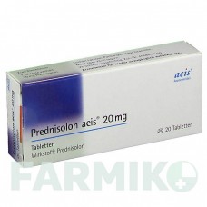 ПРЕДНІЗОЛОН АЦИС (PREDNISOLON ACIS) 20 мг таблетки 20 шт - Преднізолон ACIS