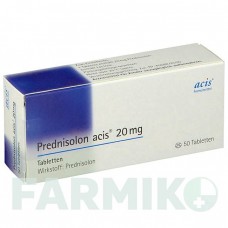 ПРЕДНІЗОЛОН АЦИС (PREDNISOLON ACIS) 20 мг таблетки 50 шт - Преднізолон ACIS