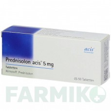 ПРЕДНІЗОЛОН АЦИС (PREDNISOLON ACIS) 5 мг таблетки 50 шт - Преднізолон ACIS
