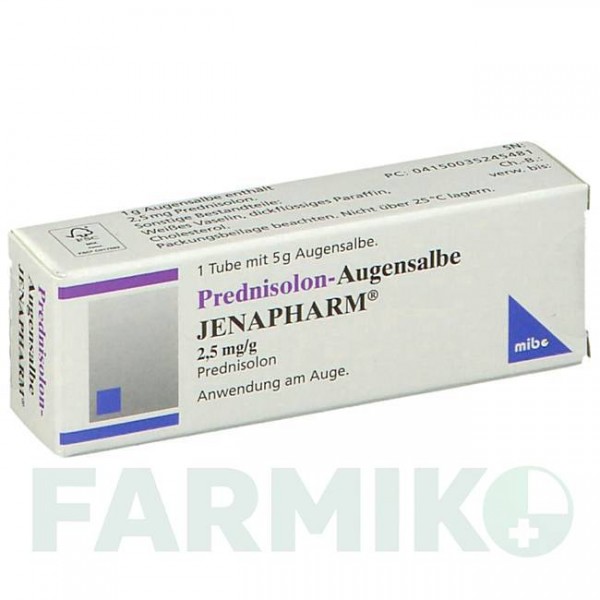 ПРЕДНІЗОЛОН (PREDNISOLON) мазь 5 г - Преднізолон MIBE