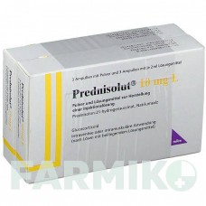 ПРЕДНИЗОЛЮТ (PREDNISOLUT) 10 мг порошок 3 шт - Преднизолон MIBE