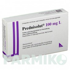ПРЕДНИЗОЛЮТ (PREDNISOLUT) 100 мг порошок 3 шт - Преднизолон MIBE