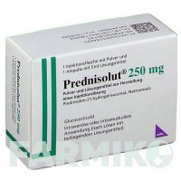 ПРЕДНІЗОЛЮТ (PREDNISOLUT) 250 мг порошок 1 шт - Преднізолон MIBE
